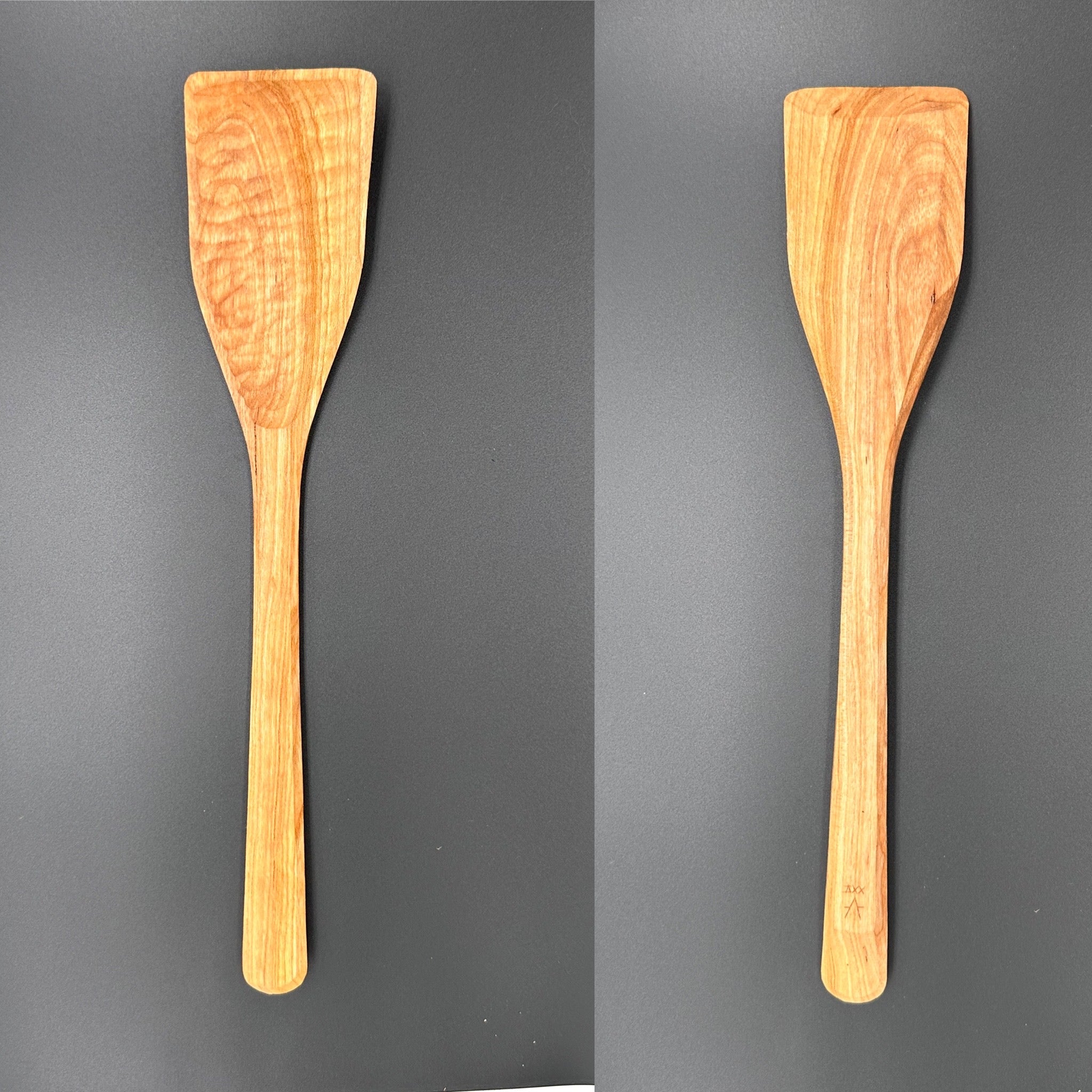 12" neutral basic cherry cooking spoon