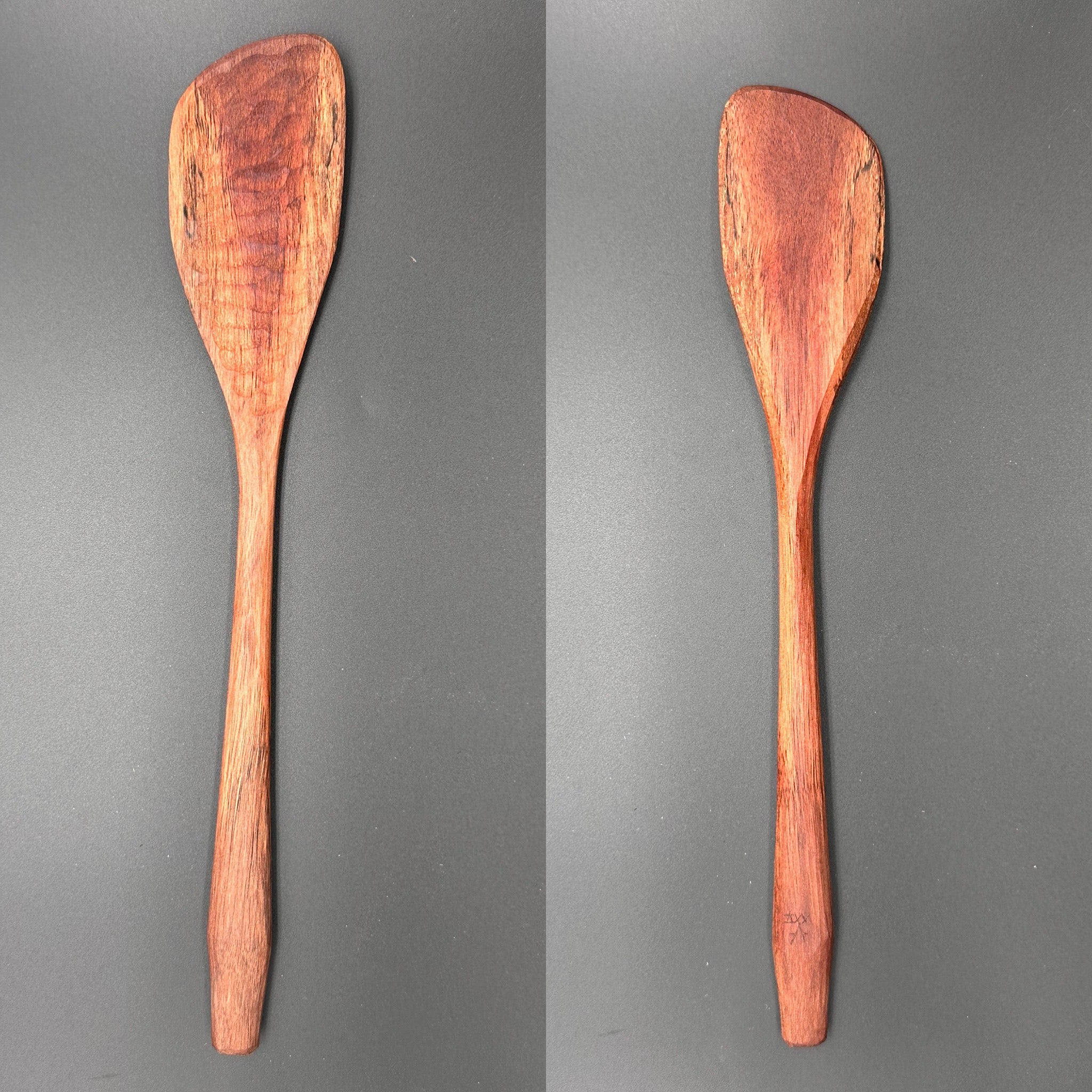 12" right handed sea grape cooking spoon